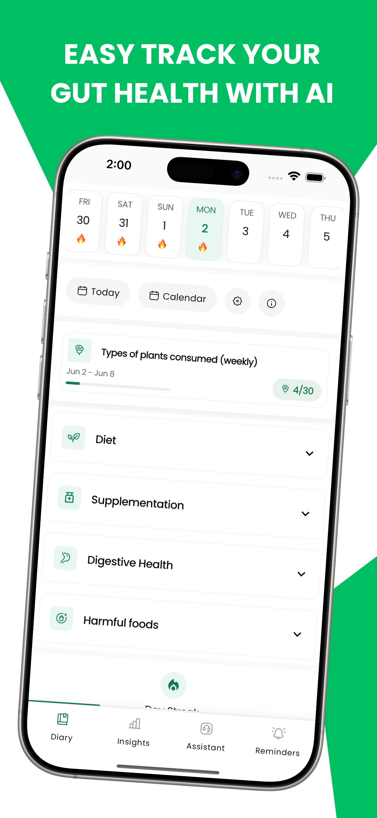 Biomeo feature 1: Personalized dashboard